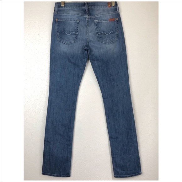 7 FOR ALL MANKIND  STRAIGHT LEG JEAN NWOT 25 - Picture 3 of 6